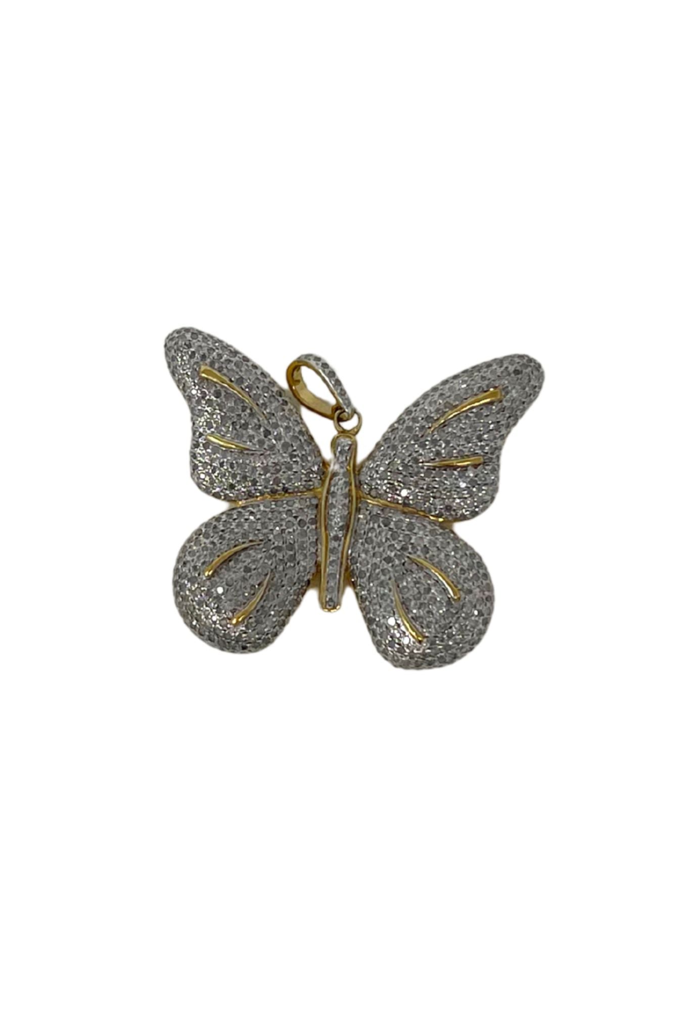 The Woods Butterfly Pendant V1400 - Vermillion