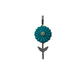 The Woods Chalcedony Flower Charm V2148 - Vermillion