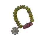 The Woods Chalk Turquoise Bracelet V1429 - Vermillion