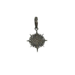 The Woods Extra Small Pave Burst Pendant - Vermillion