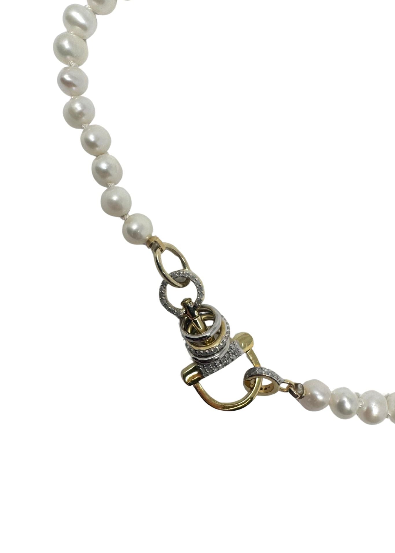 The Woods Freshwater Pearl Beaded Necklace V1127 - Vermillion