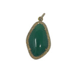The Woods Green Onyx Pendant V1407 - Vermillion