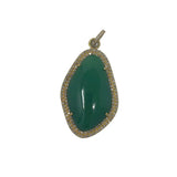 The Woods Green Onyx Pendant V1407 - Vermillion