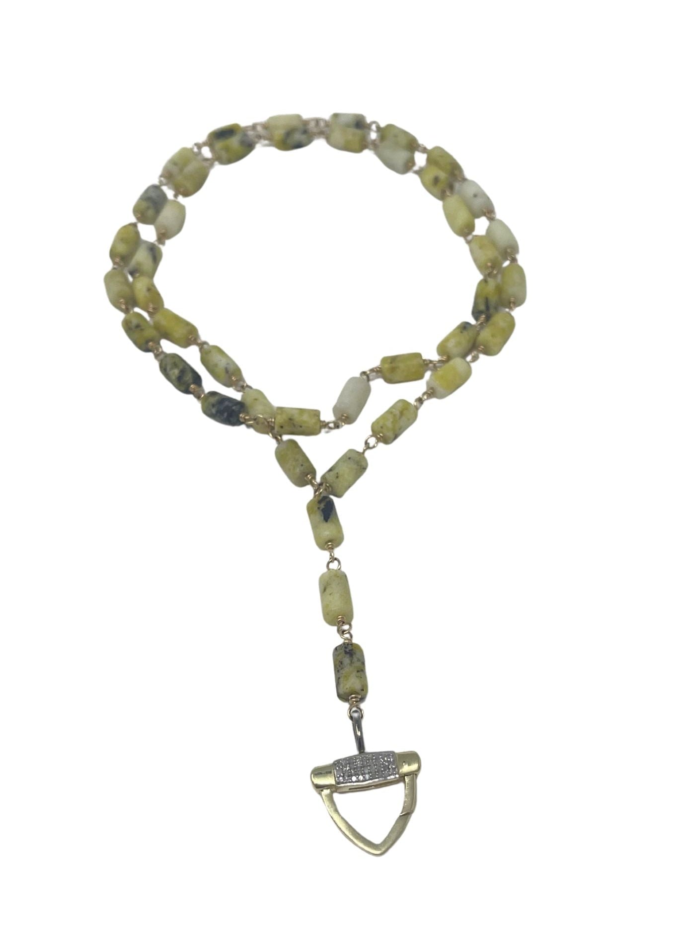 The Woods Jade Necklace V1415 - Vermillion