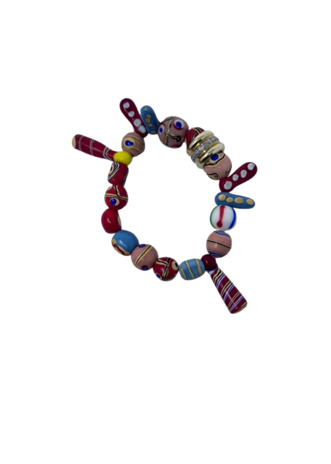 The Woods Java Beads V2173 - Vermillion