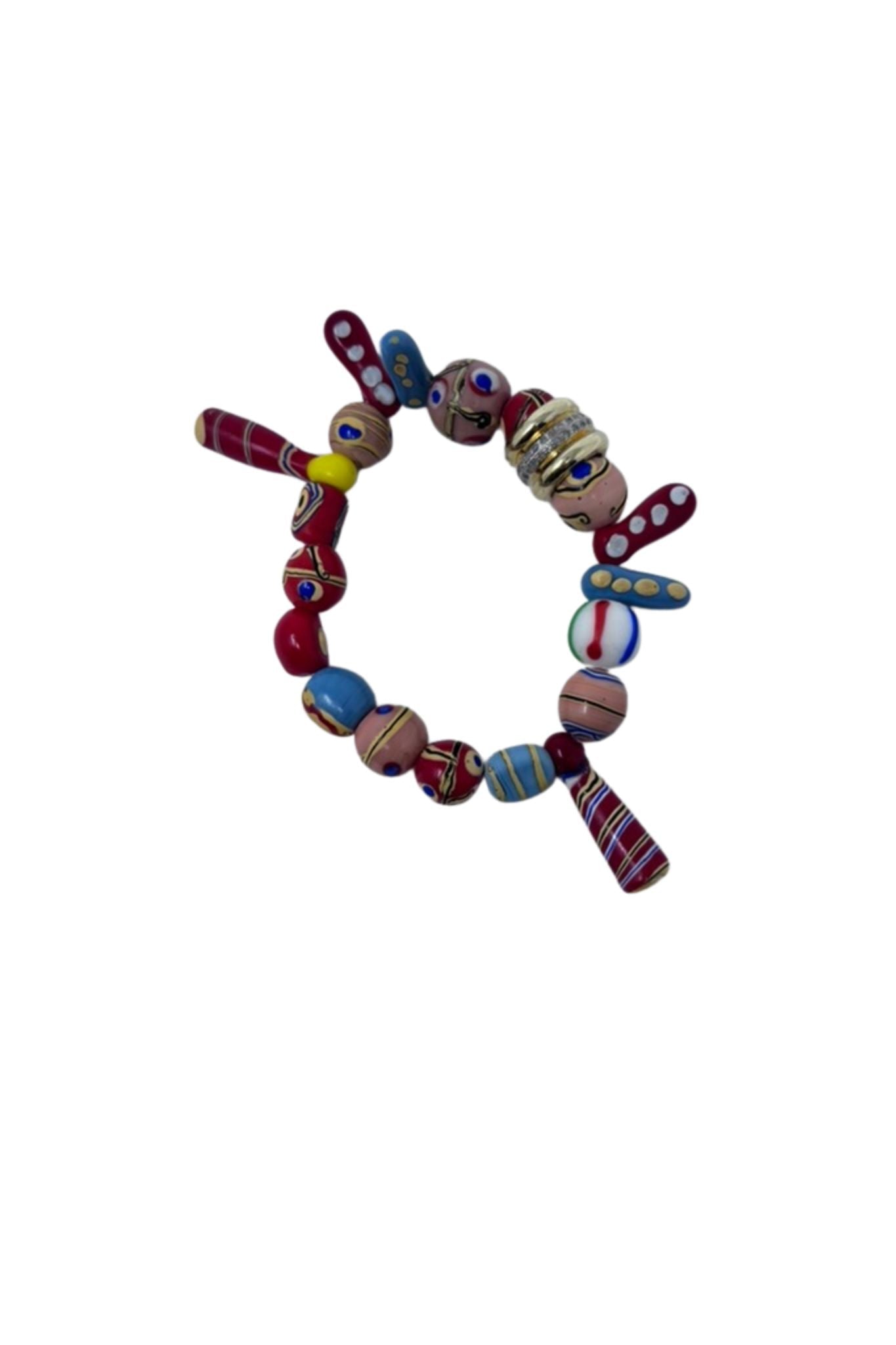 The Woods Java Beads V2173 - Vermillion