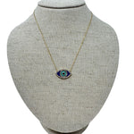 The Woods Lapis Evil Eye Necklace - Vermillion