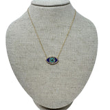 The Woods Lapis Evil Eye Necklace - Vermillion