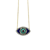 The Woods Lapis Evil Eye Necklace - Vermillion