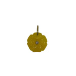 The Woods Lemon Quartz Flower Pendant (trunk show) - Vermillion