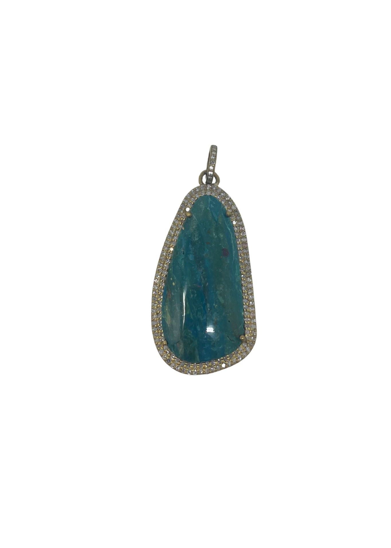 The Woods Malachite Pendant V1408 - Vermillion