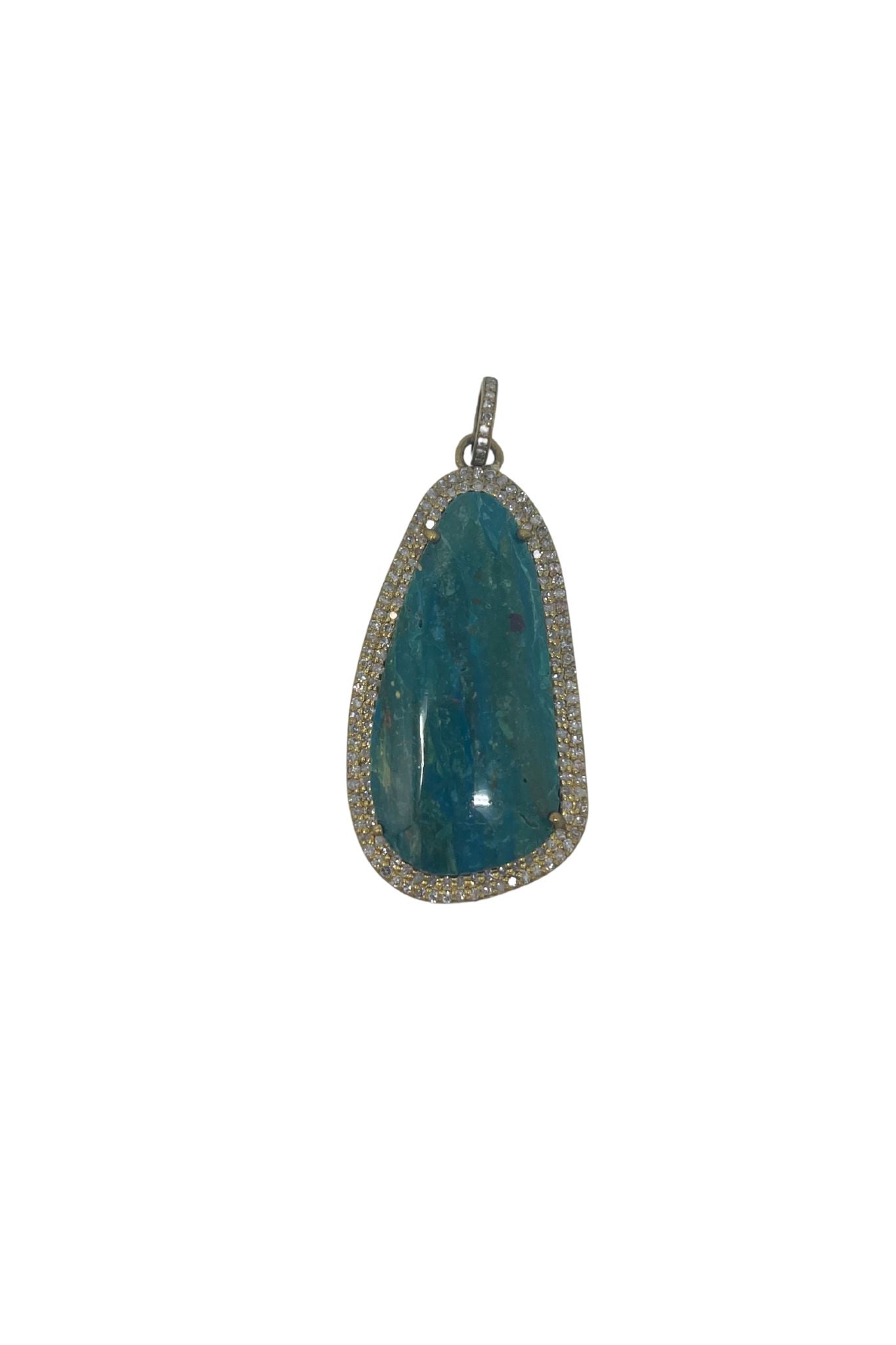 The Woods Malachite Pendant V1408 - Vermillion