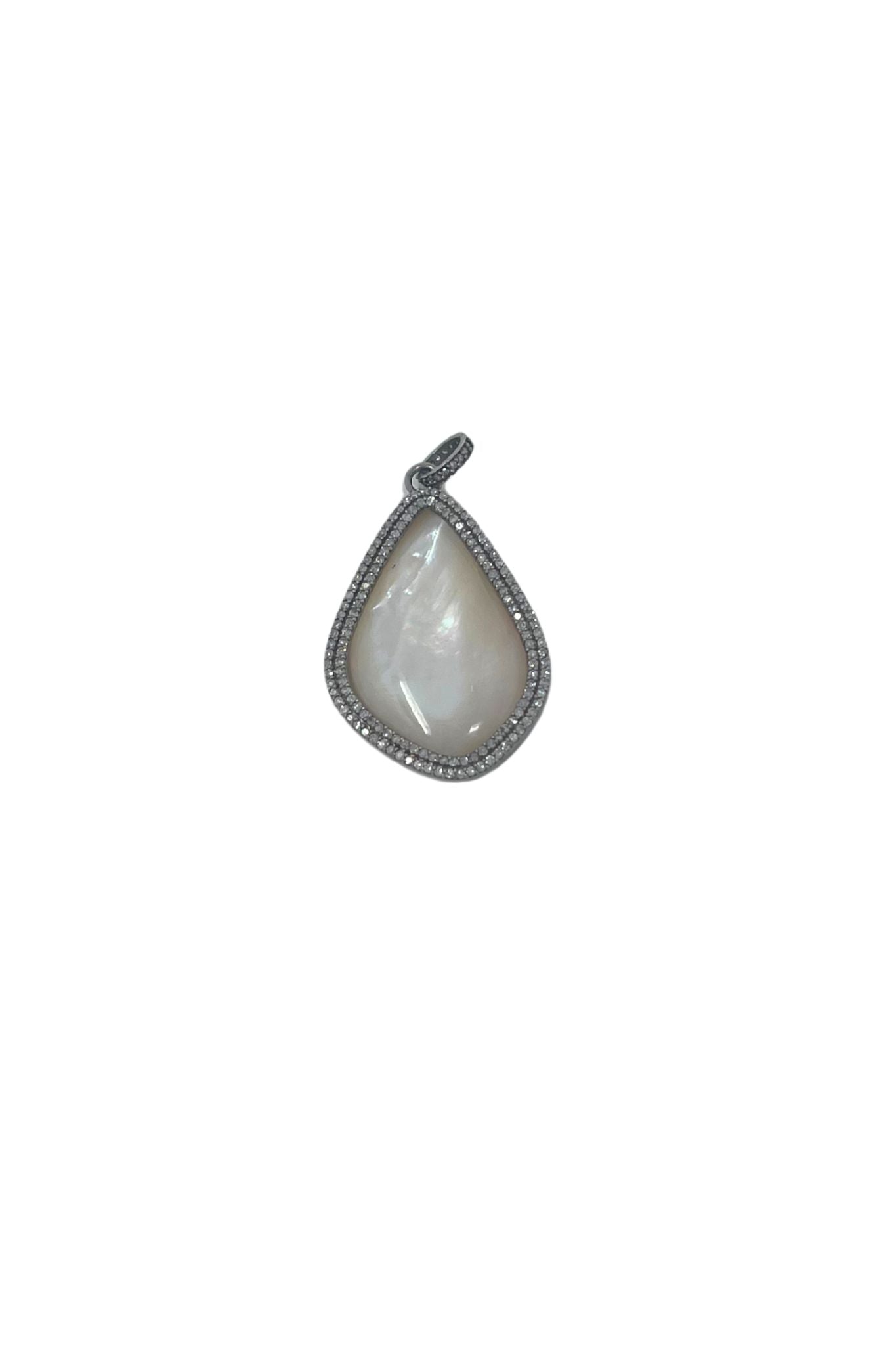 The Woods Mother of Pearl Pendant V1411 - Vermillion