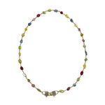 The Woods Multi Stone Candy Necklace - Vermillion