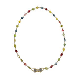 The Woods Multi Stone Candy Necklace - Vermillion