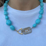 The Woods Nacozari Turquoise Necklace - Vermillion