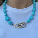 The Woods Nacozari Turquoise Necklace - Vermillion