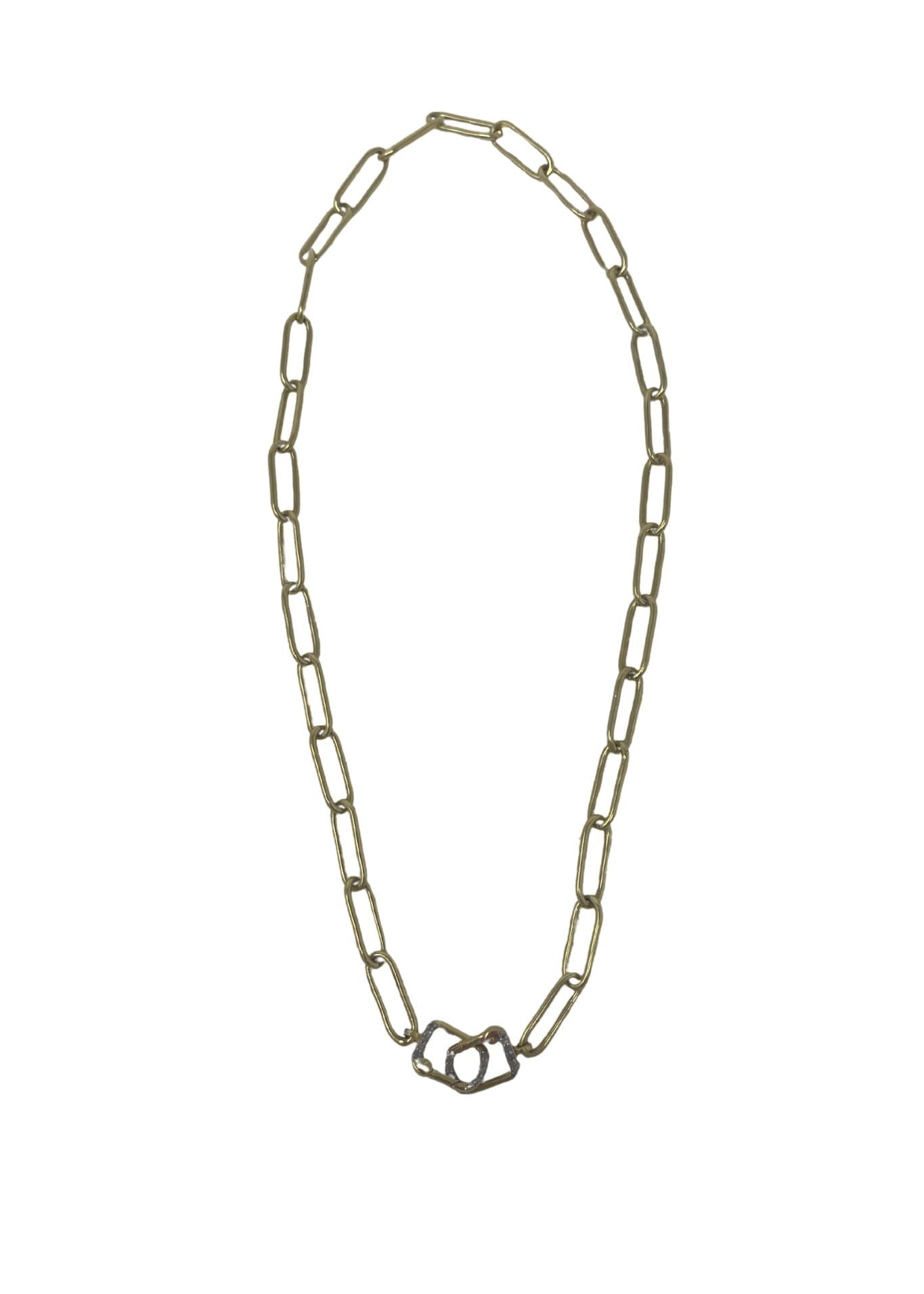 The Woods Paperclip Chain Necklace V1418 - Vermillion