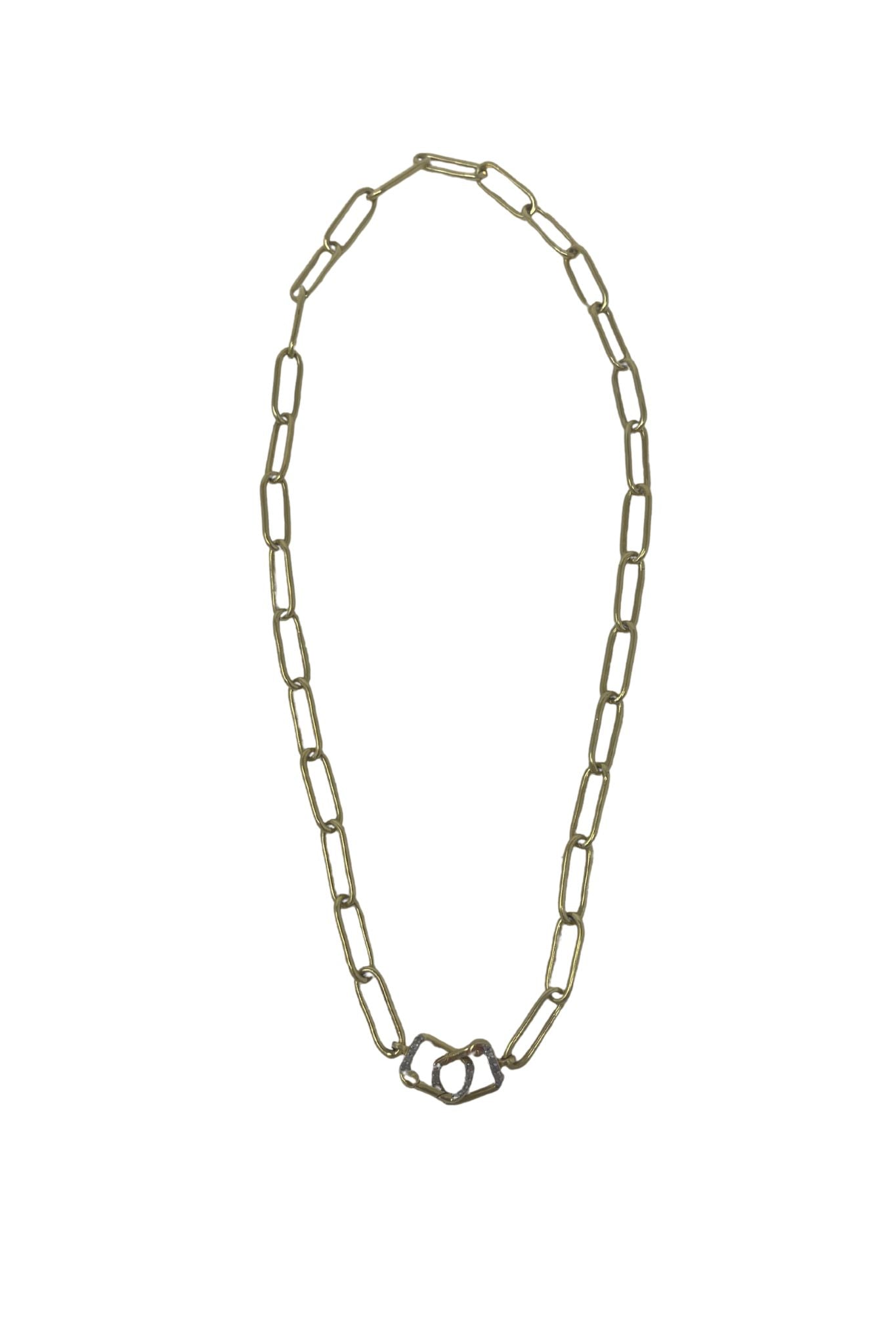 The Woods Paperclip Chain Necklace V1418 - Vermillion