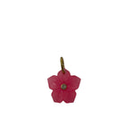 The Woods Pink Agate Flower Pendant (trunk show) - Vermillion