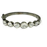 The Woods Raw Cut Diamond Bangle - Vermillion