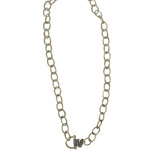 The Woods Round Chain Link Necklace - Vermillion