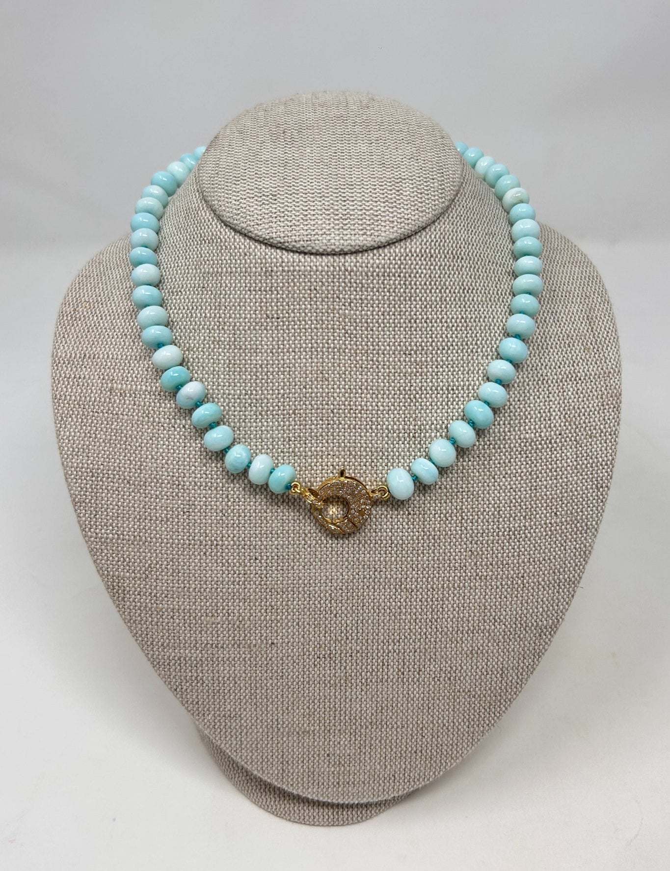 The Woods Short Blue Opal Necklace (trunk show) - Vermillion