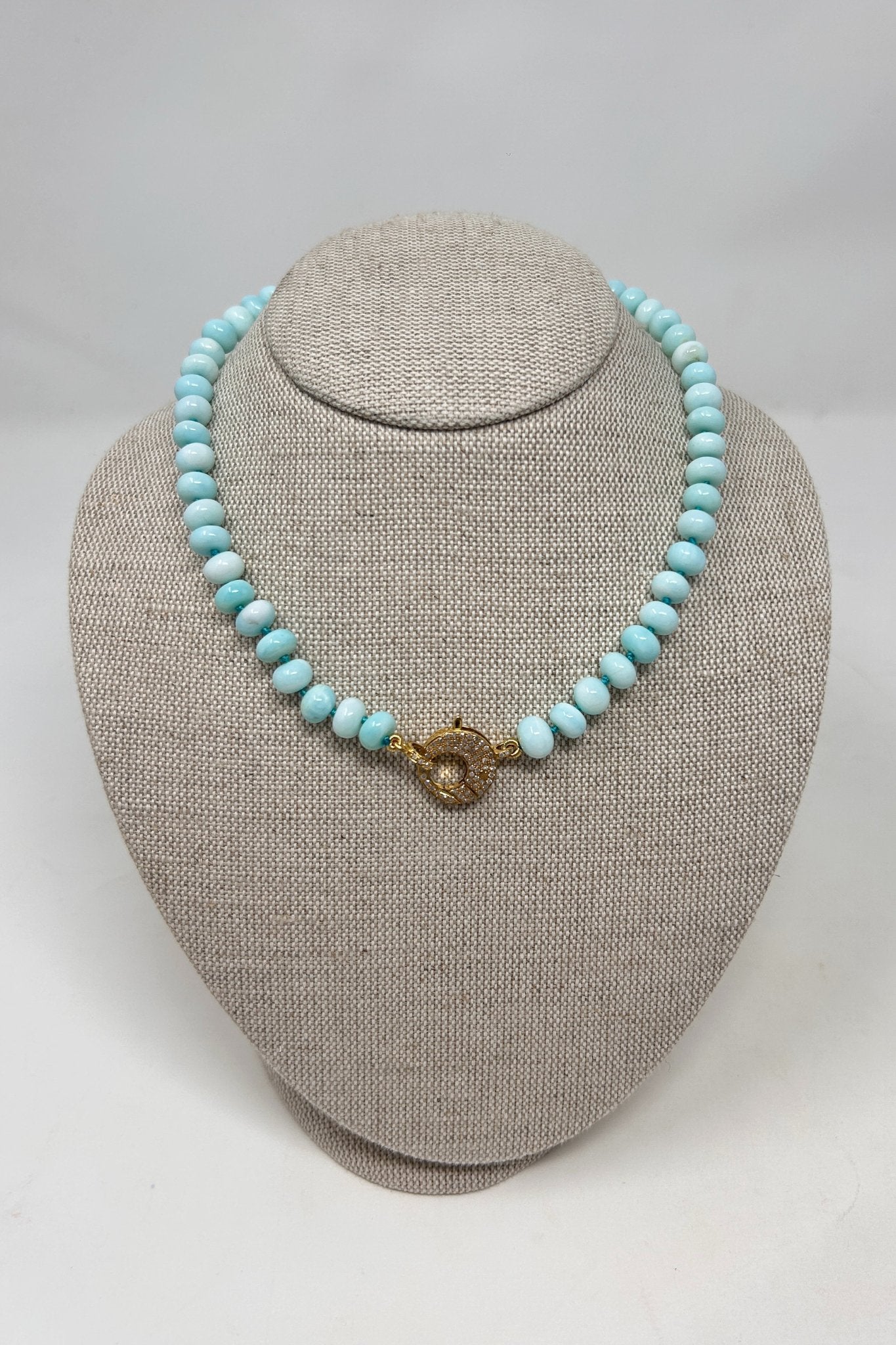 The Woods Short Blue Opal Necklace (trunk show) - Vermillion