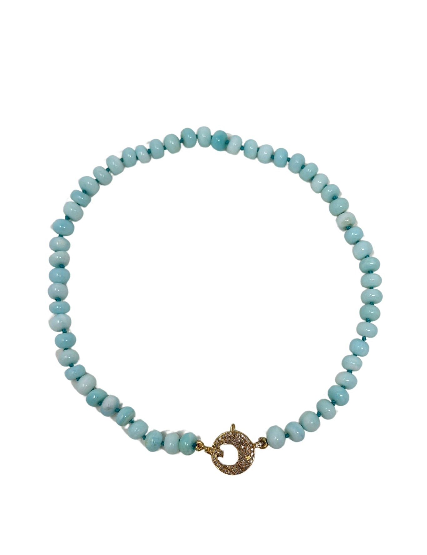 The Woods Short Blue Opal Necklace (trunk show) - Vermillion