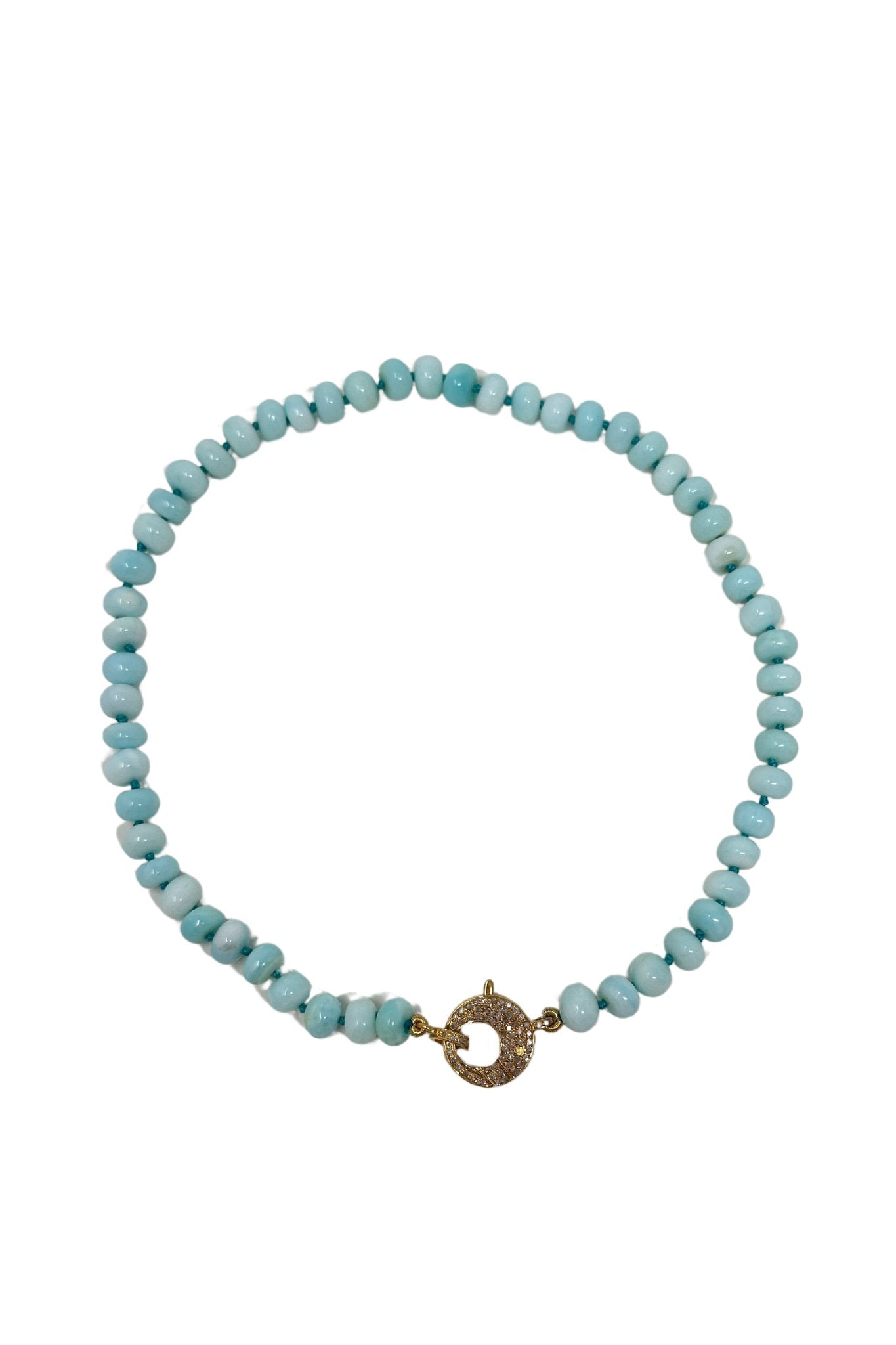 The Woods Short Blue Opal Necklace (trunk show) - Vermillion