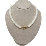 The Woods Short Mother of Pearl Necklace (trunk show) - Vermillion