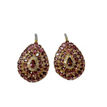 The Woods Tourmaline Diamond Earrings - Vermillion