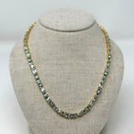 The Woods TS Blue Topaz Tennis Necklace - Vermillion