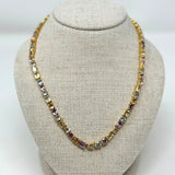 The Woods TS Multi Gemstone Tennis Necklace - Vermillion