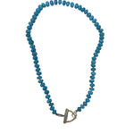 The Woods Turquoise Necklace V1421 - Vermillion
