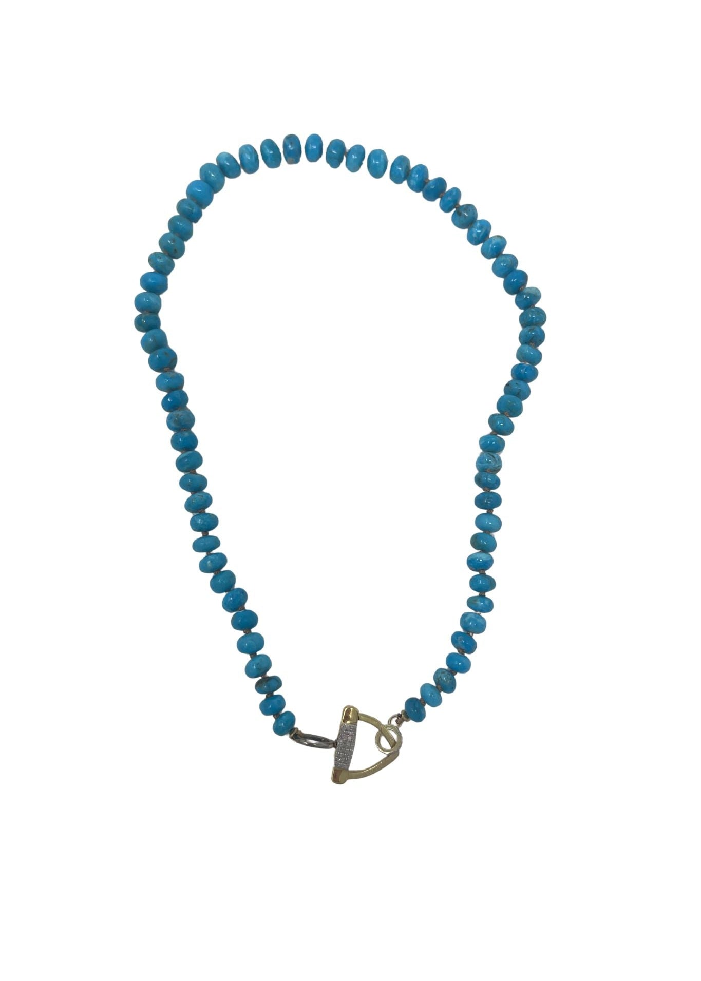 The Woods Turquoise Necklace V1421 - Vermillion