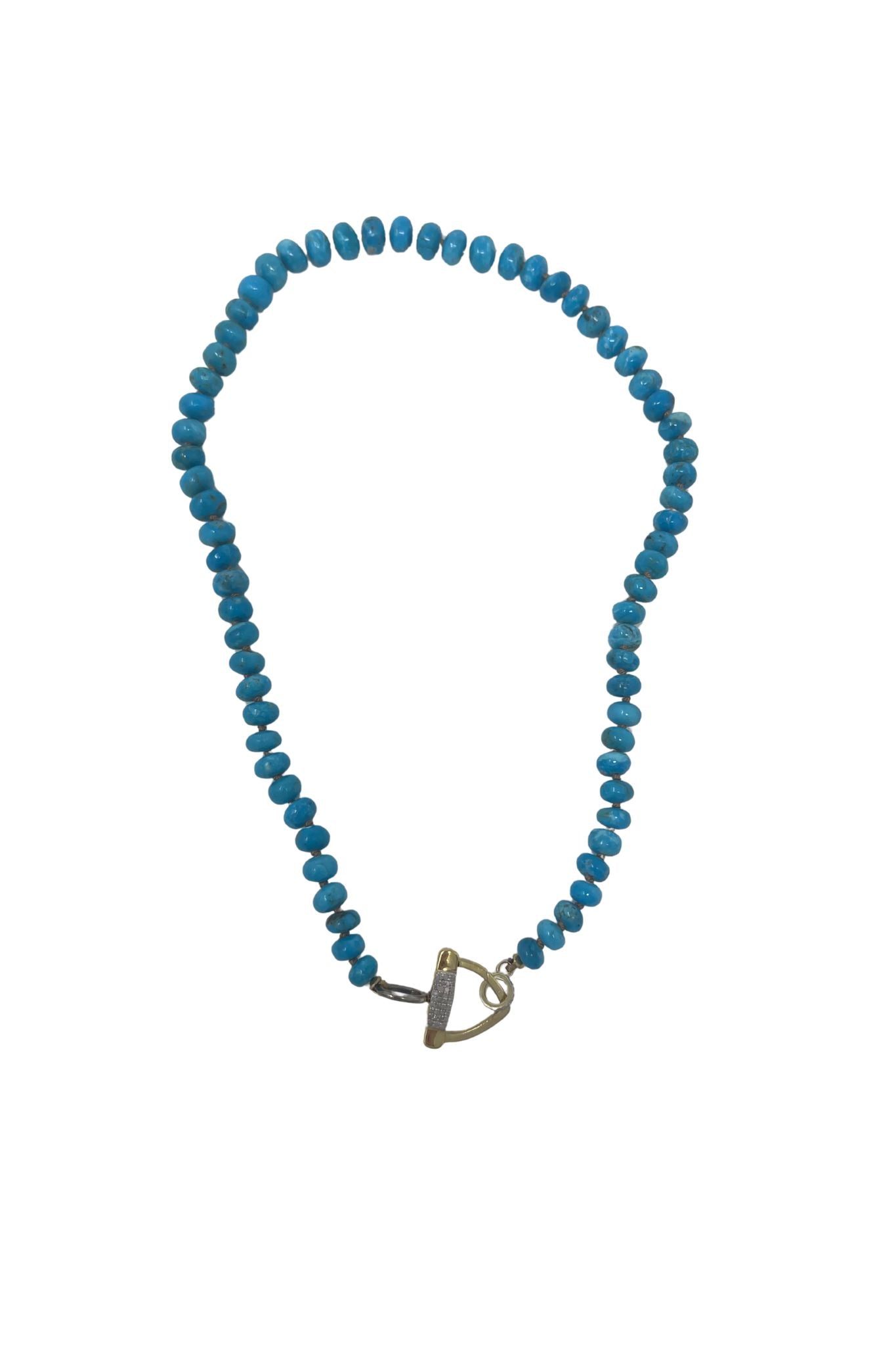 The Woods Turquoise Necklace V1421 - Vermillion