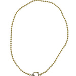 The Woods V1501 Gold Ball Chain - Vermillion
