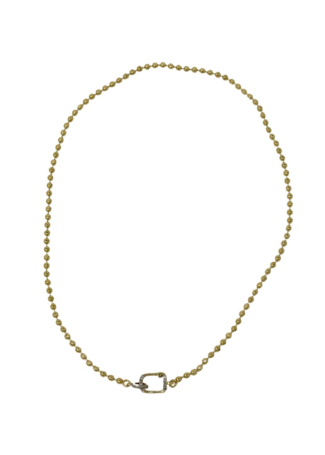 The Woods V1501 Gold Ball Chain - Vermillion