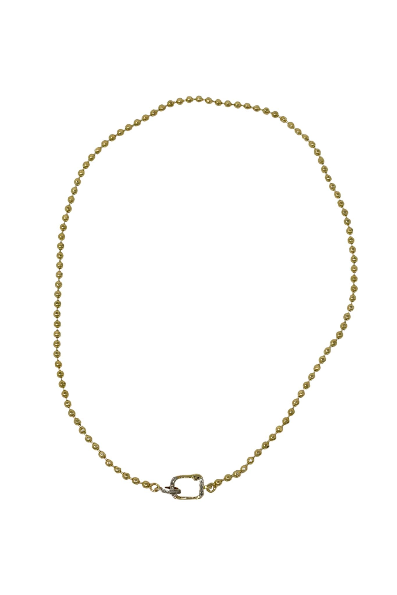 The Woods V1501 Gold Ball Chain - Vermillion