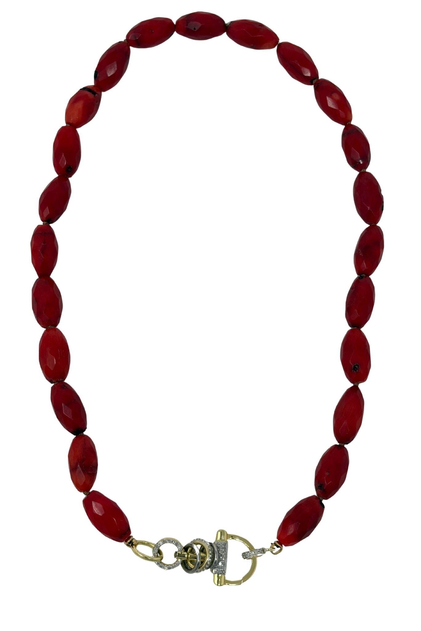 The Woods V1503 Coral Necklace - Vermillion