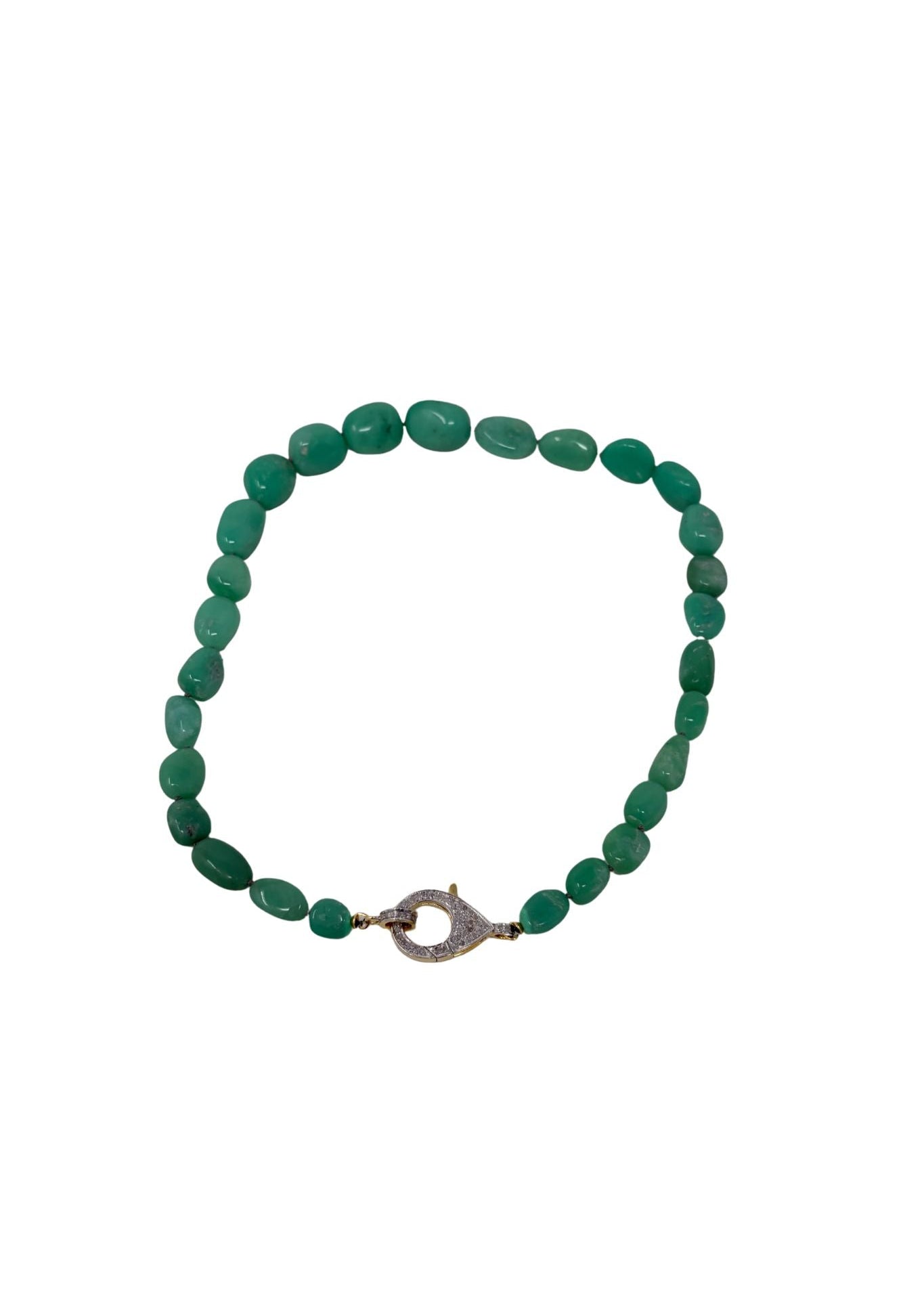 The Woods V1504 Chrysoprase Necklace - Vermillion