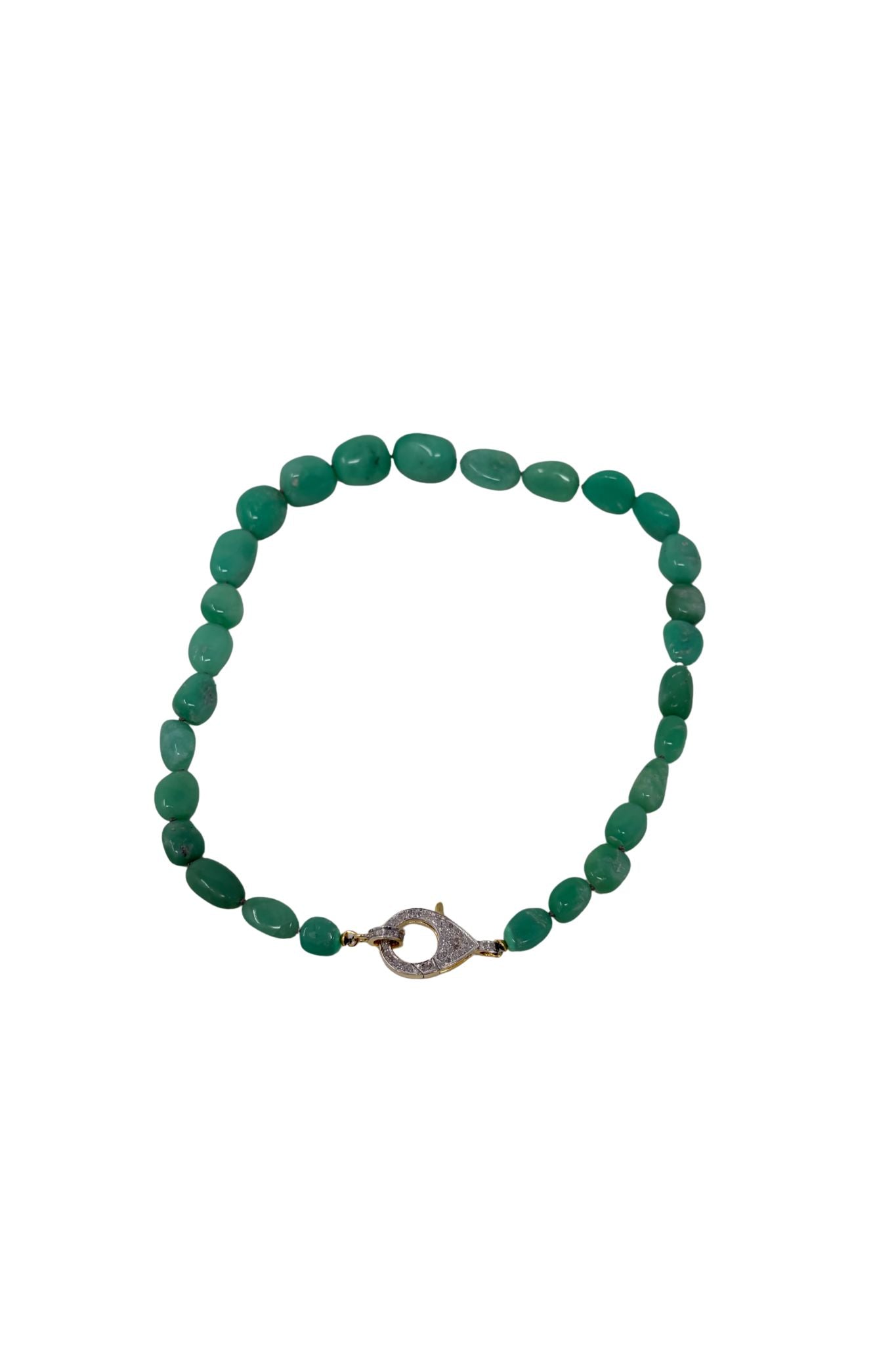 The Woods V1504 Chrysoprase Necklace - Vermillion