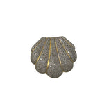 The Woods V1512 Pavé Shell Charm - Vermillion