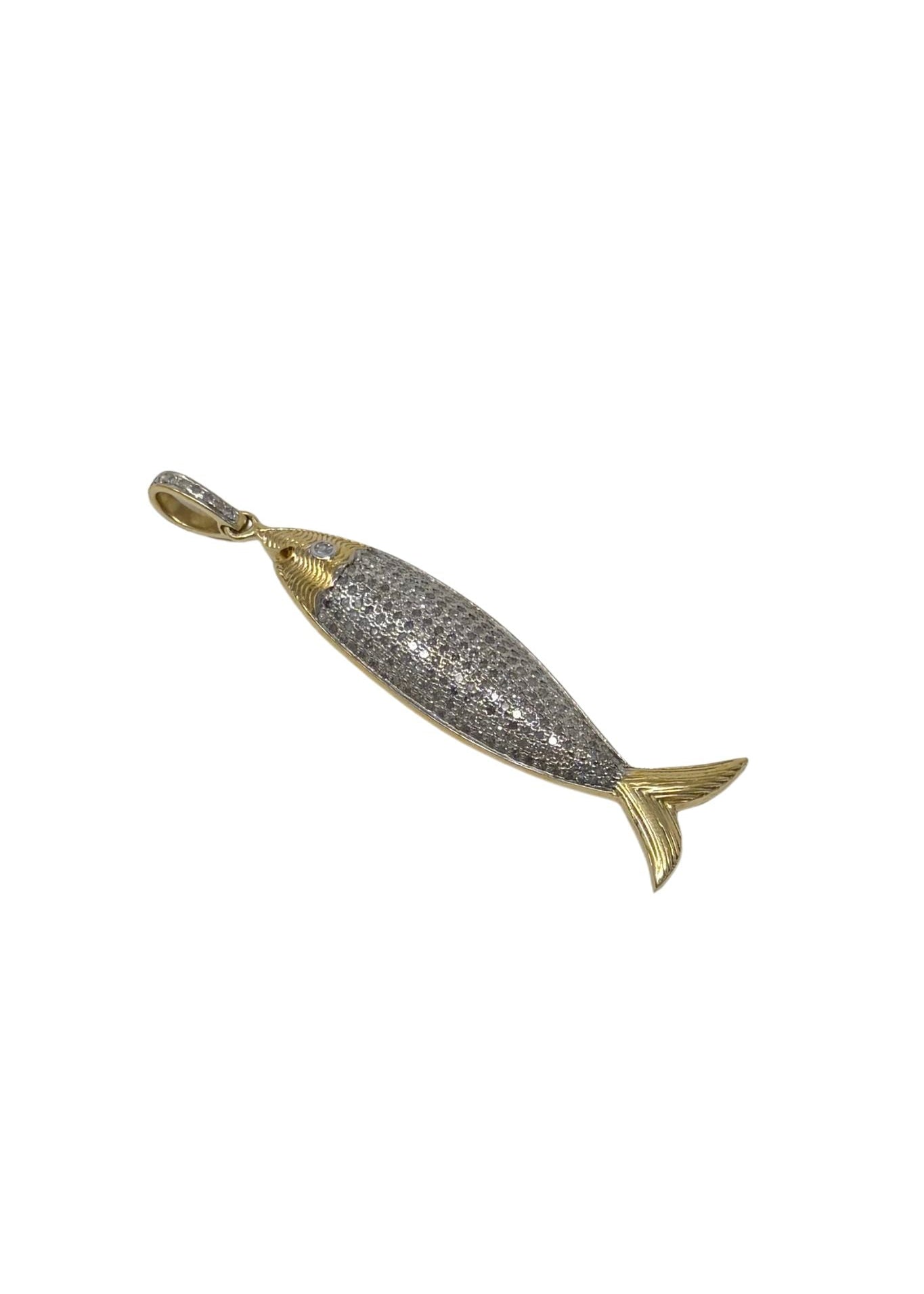 The Woods V1519 Fish Pendant - Vermillion