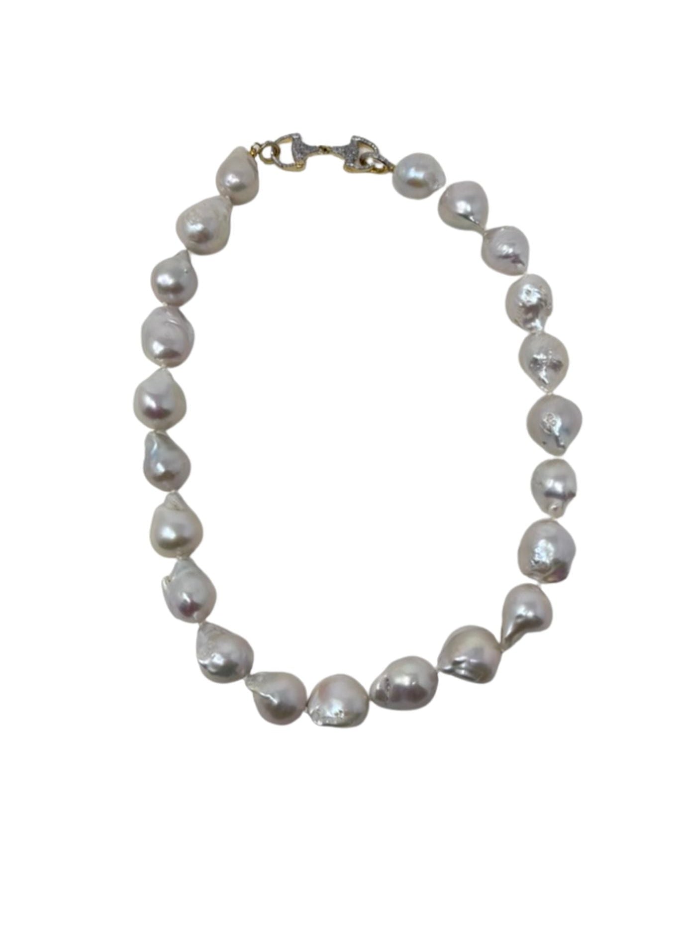The Woods V1911 Necklace Boroque Pearls - Vermillion