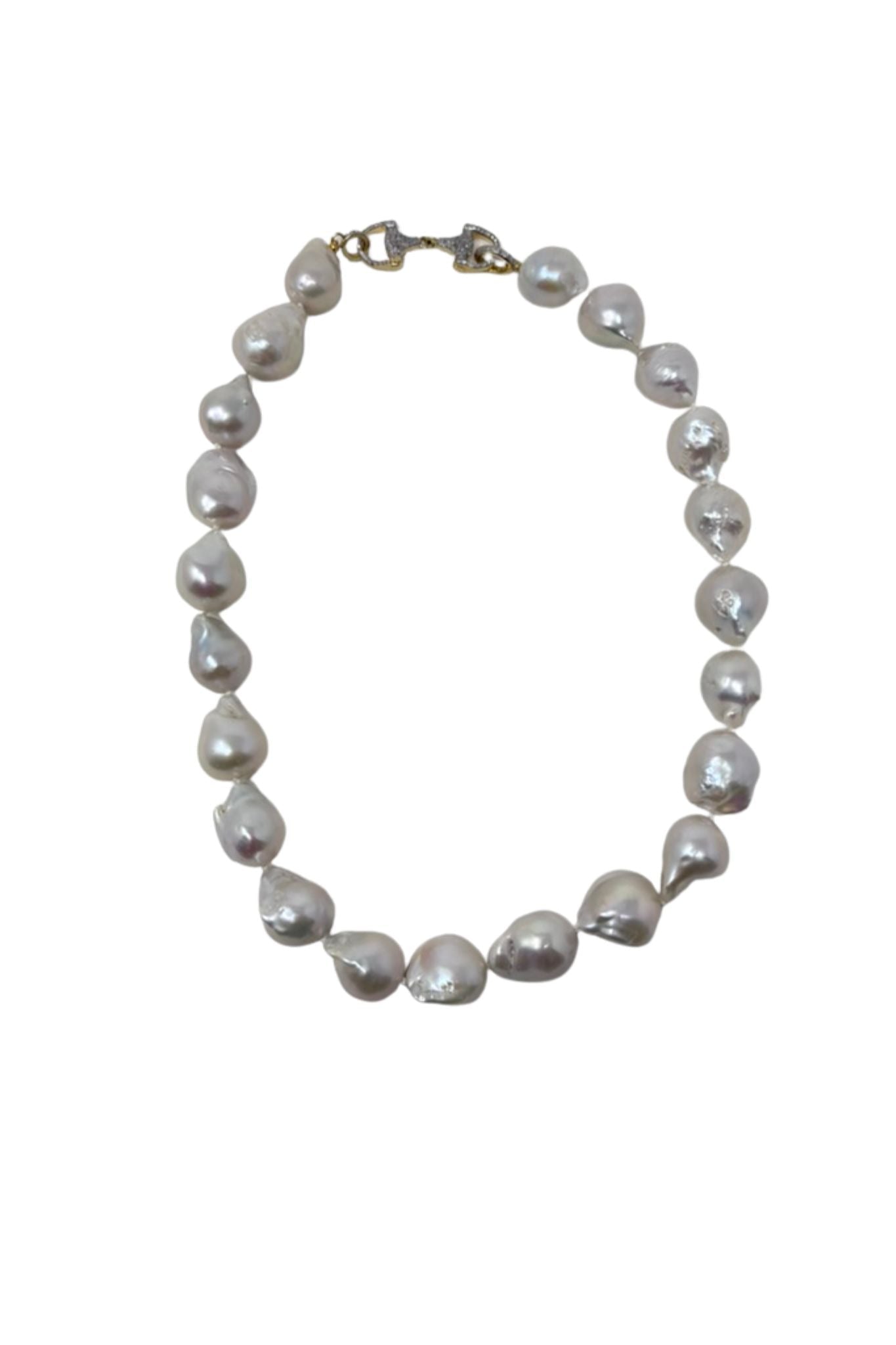 The Woods V1911 Necklace Boroque Pearls - Vermillion
