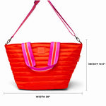 Think Royln Beach Bum Cooler Bag (Maxi) Tangerine - Vermillion