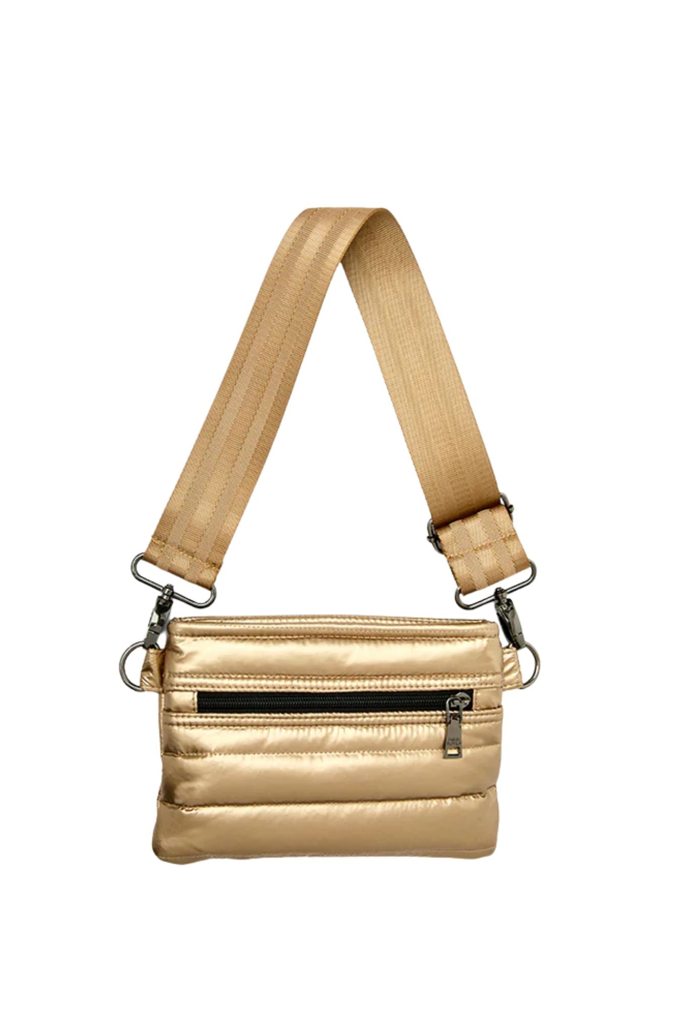 Think Royln Bum Bag/Crossbody Pearl Toffee - Vermillion
