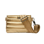 Think Royln Bum Bag/Crossbody Pearl Toffee - Vermillion